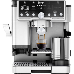 B-Ware Ninja Luxe Cafe Pro Espressomaschine Kaffeemaschine Schwarz Edelstahl 1650 W