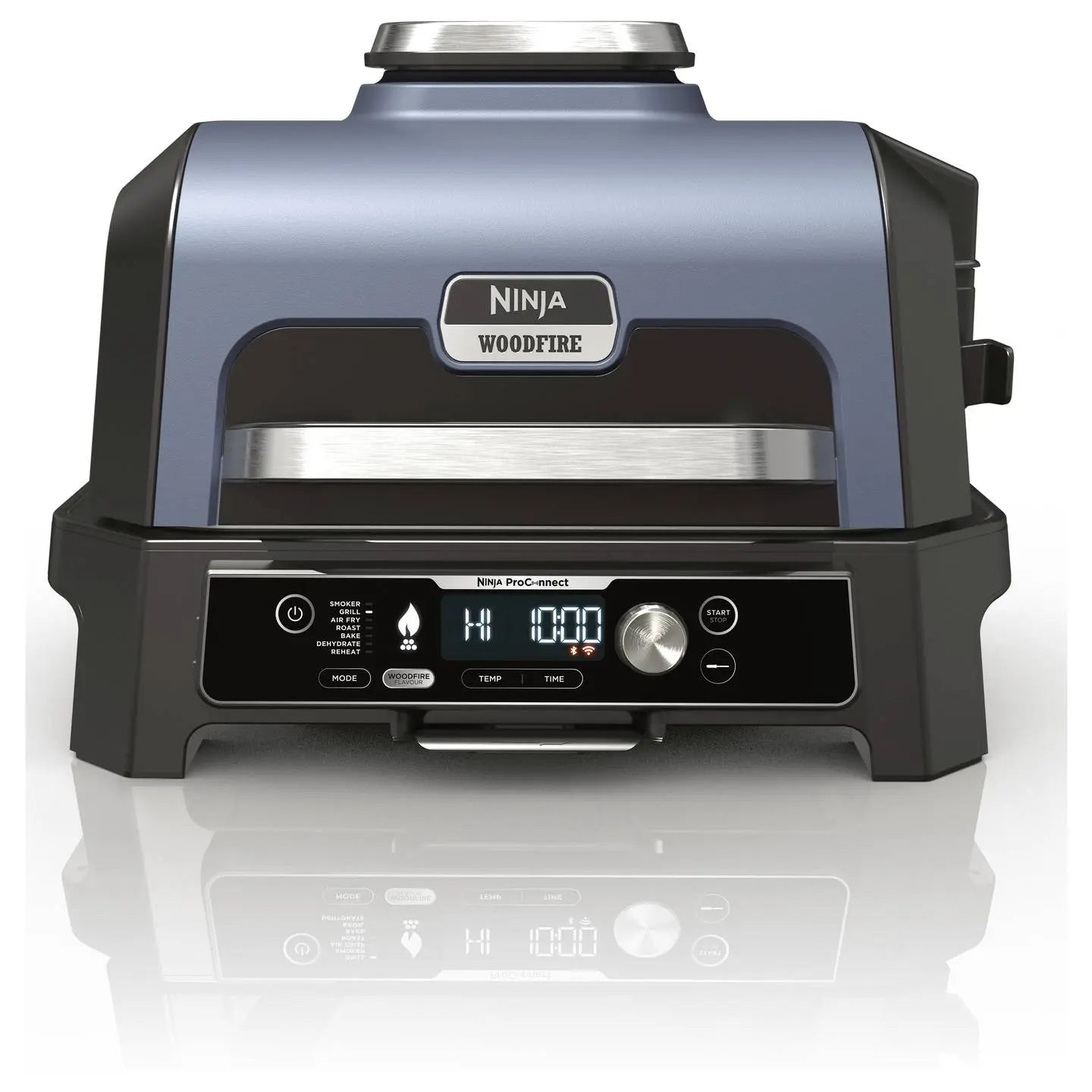B-Ware Ninja Elektrogrill Grill Elektro Grillgerät Woodfire Pro Connect Xl Schwarz Blau - 622356276573