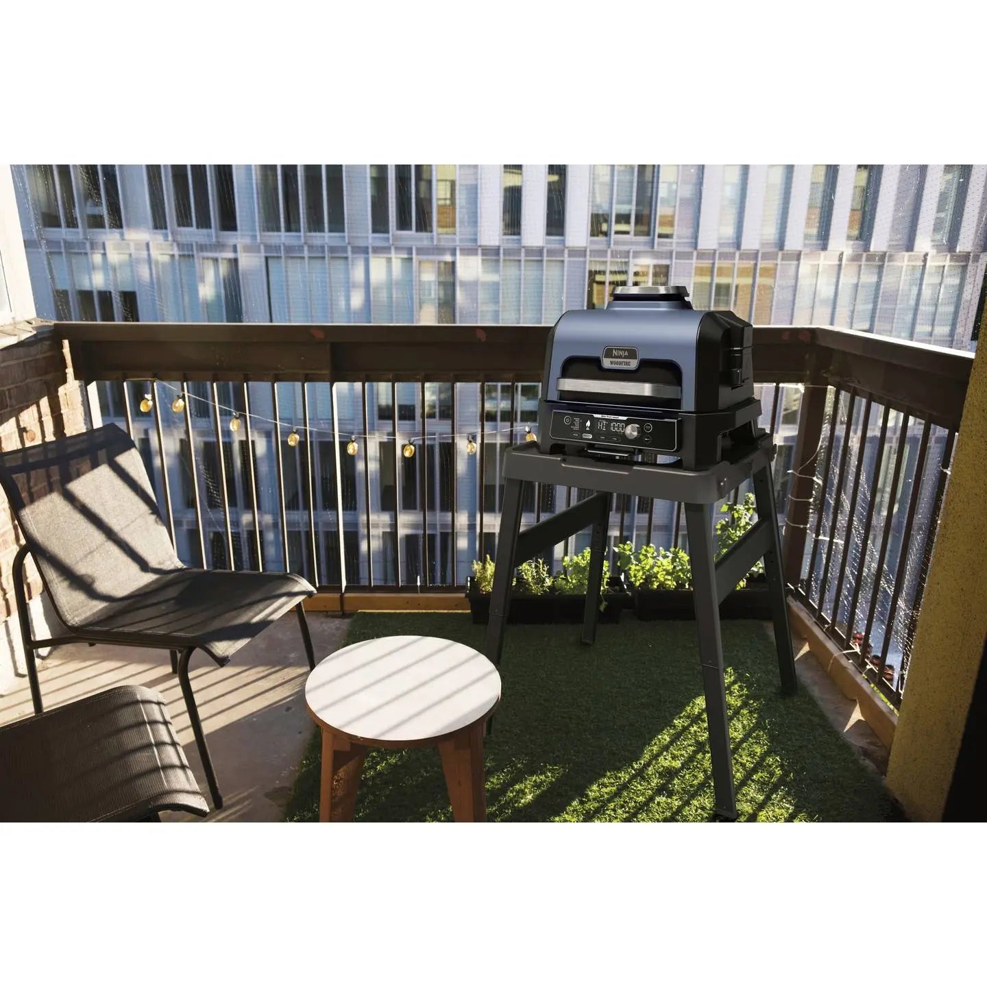 B-Ware Ninja Elektrogrill Grill Elektro Grillgerät Woodfire Pro Connect Xl Schwarz Blau - 622356276573