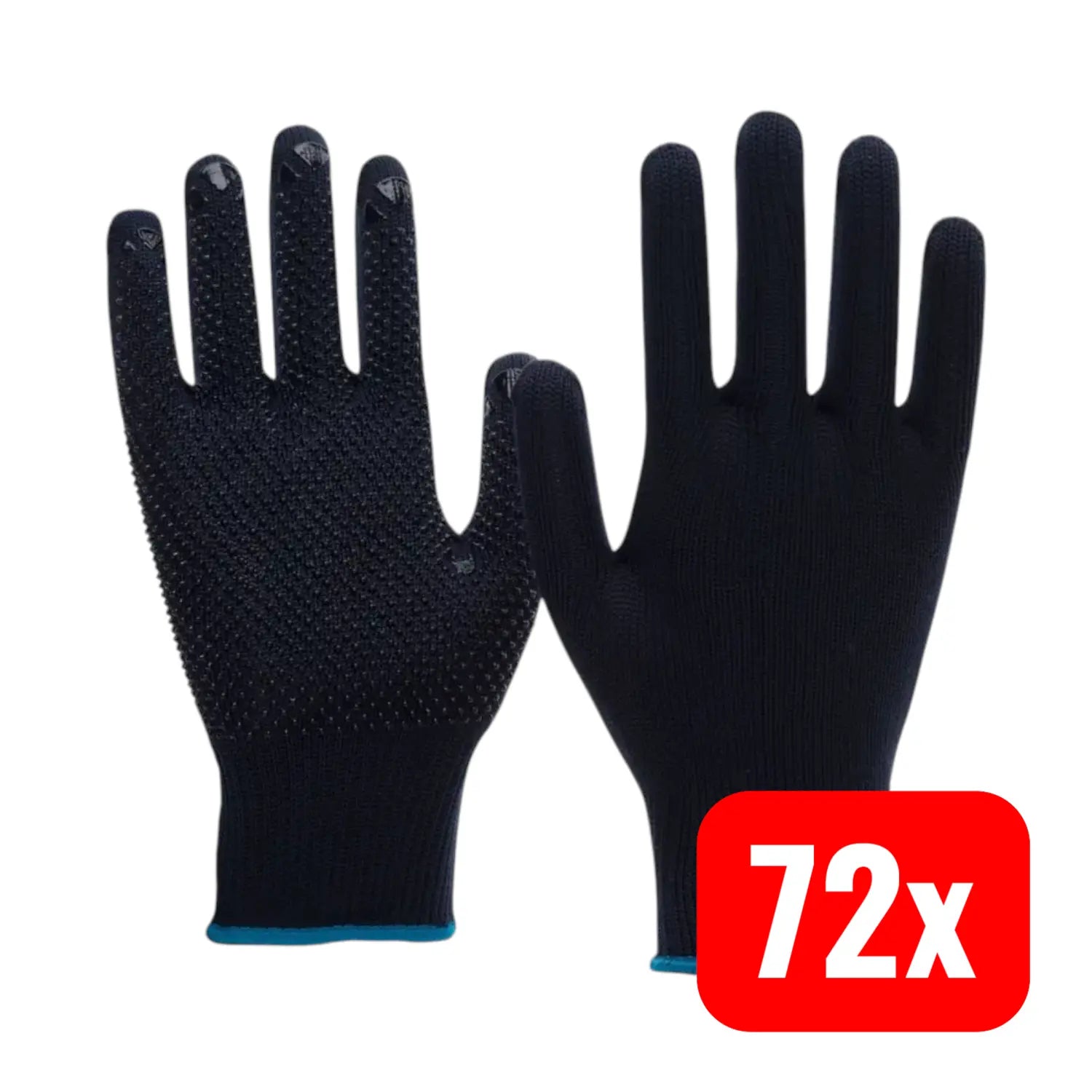 B-Ware Nitras Handschuh Arbeitshandschuh Feinstrick Baumwolle Nylon Gr 8 Blau 72 Paar - 4059904101326