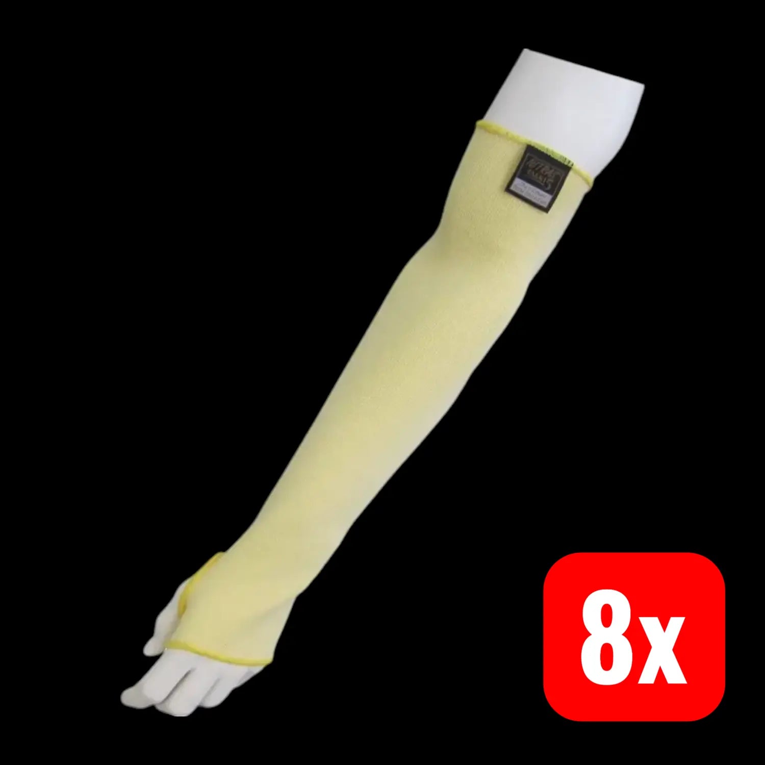 B-Ware Nitras Armschutz Armschoner Schnittschutz Spezialfaser Taeki Gelb 45 Cm 8 Paar - 4059904031630