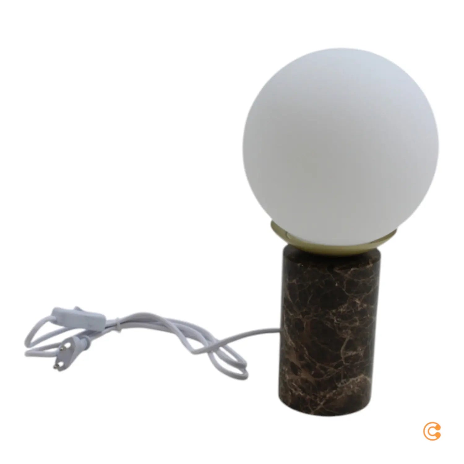 Nordlux Tischleuchte Lilly Tischlampe Marble Marmorsockel Braun Siehe Text/Foto B-Ware - 5704924012303