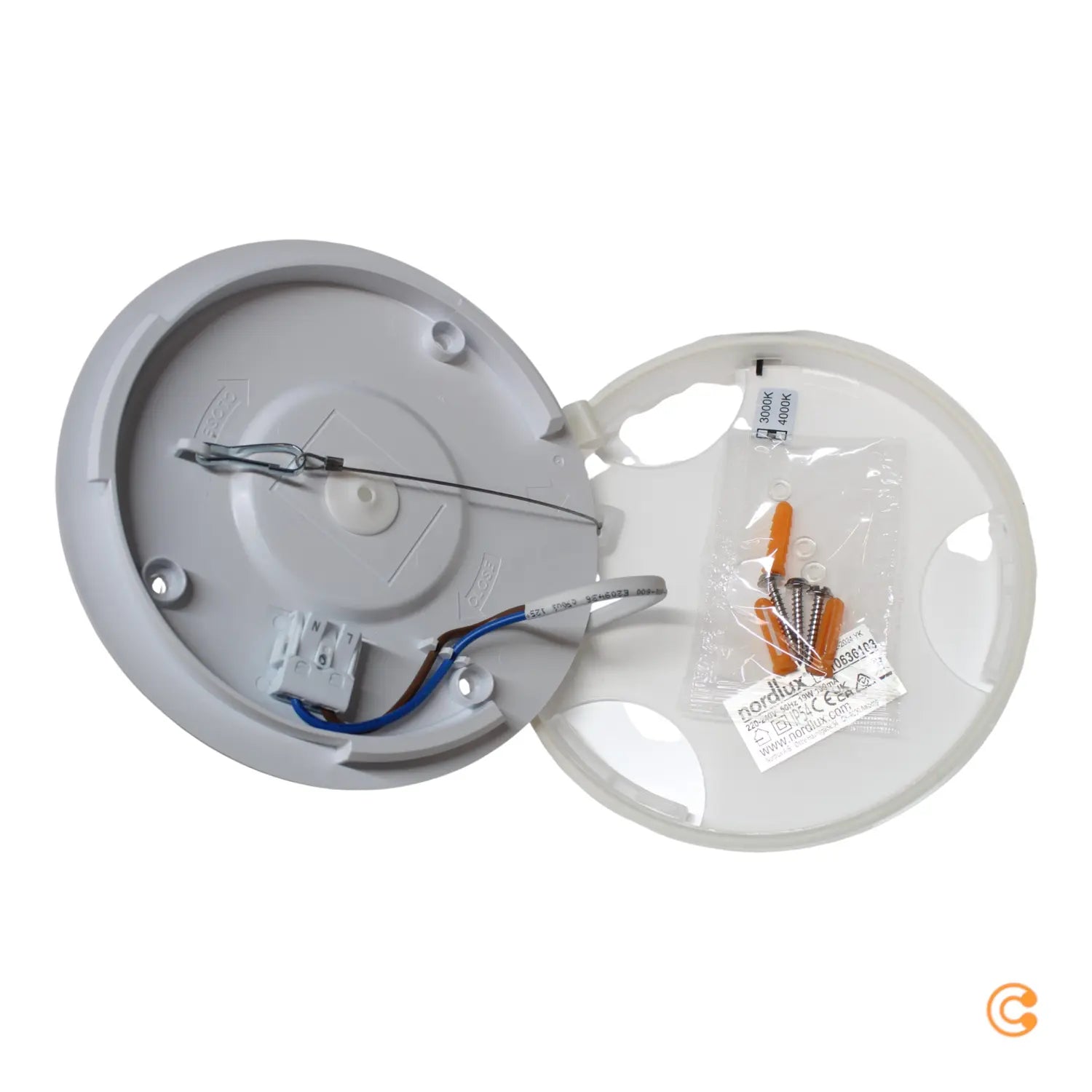 B-Ware Nl Oja 42 2210636103 Deckenleuchte Lampe Led Rund Schwarz 3000 K 4000 K Ip54 - 5704924013843