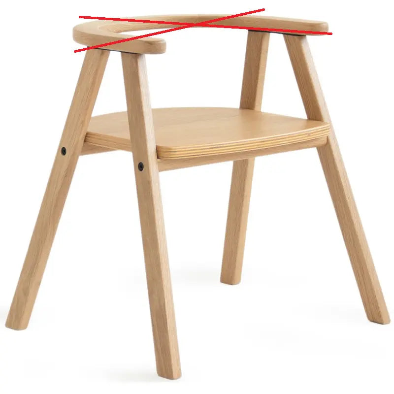 B-Ware Nobodinoz   Growing Green Kinderstuhl Eiche Natur Stuhl Hocker Siehe Text/Foto - 8435574928733