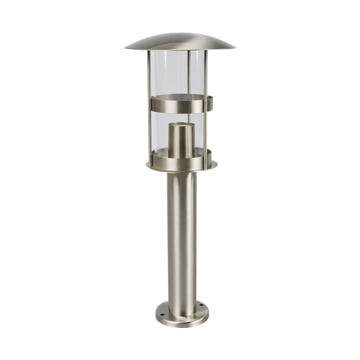 Lindby Noemi Edelstahl-Sockellampe Wegeleuchte Gartenlampe Lampe E27 edelstahl - 4251096539271