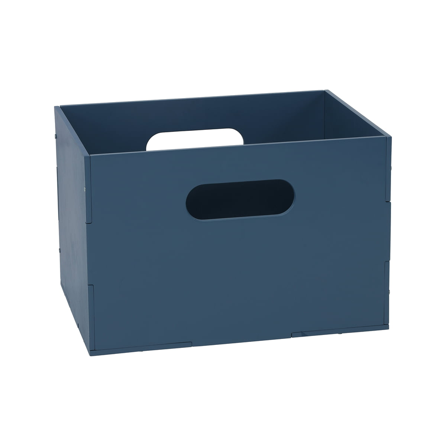 Nofred   Aufbewahrungsbox 33,5 X 22 X 24 Cm Blau Kiste Box Kissenbox Lagerkiste B-Ware - 5713994144081