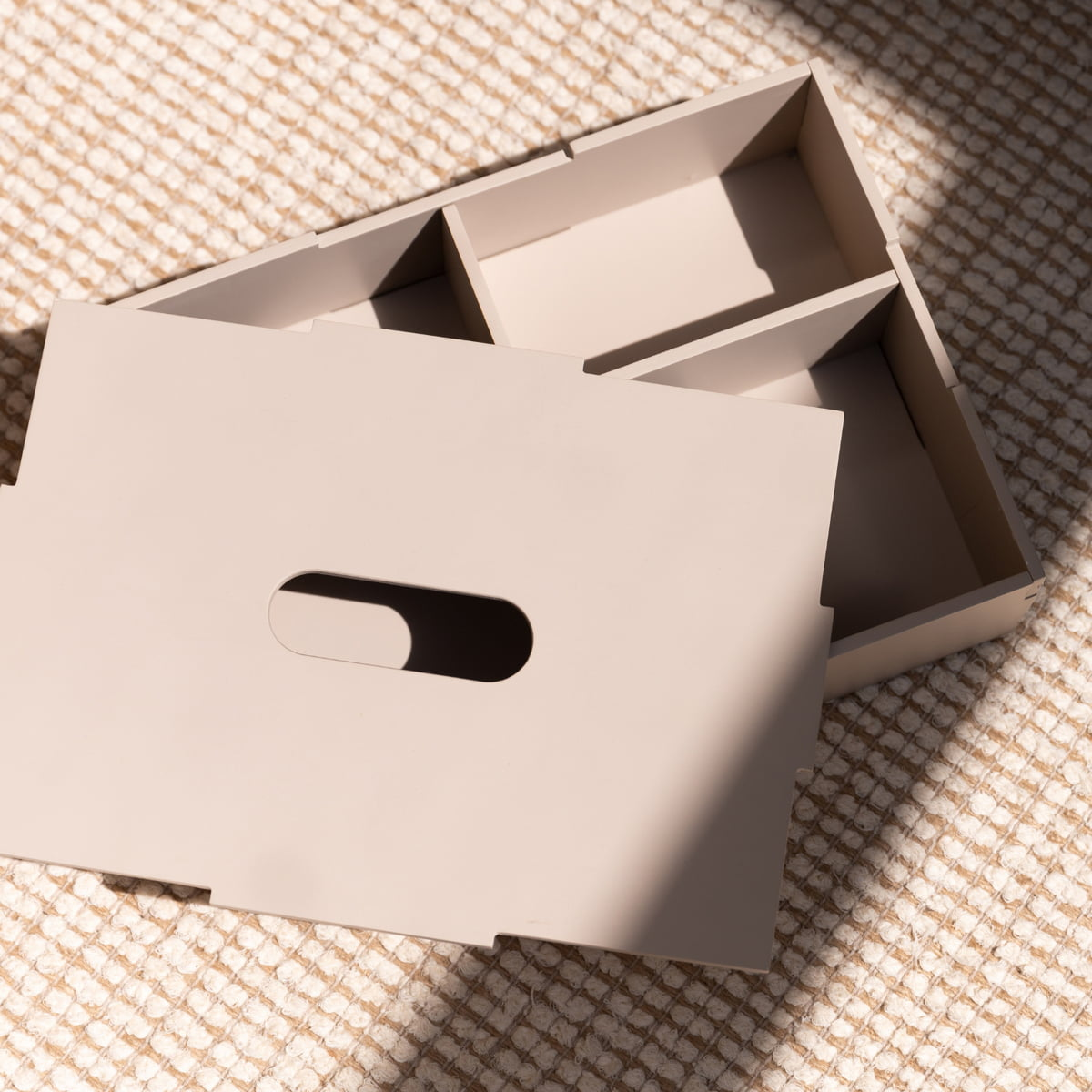 Nofred Aufbewahrungsbox Kiste Aufbewahrung Kinderzimmer Beige 33,5x9x24 Cm B-Ware - 5713994145149