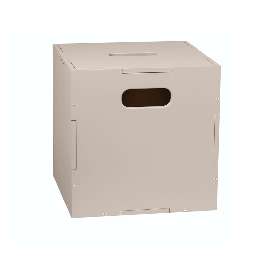 Nofred   Cube Aufbewahrungsbox Beige Aufbewahrungsbox Box Kiste Kissenbox B-Ware - 5713994141141