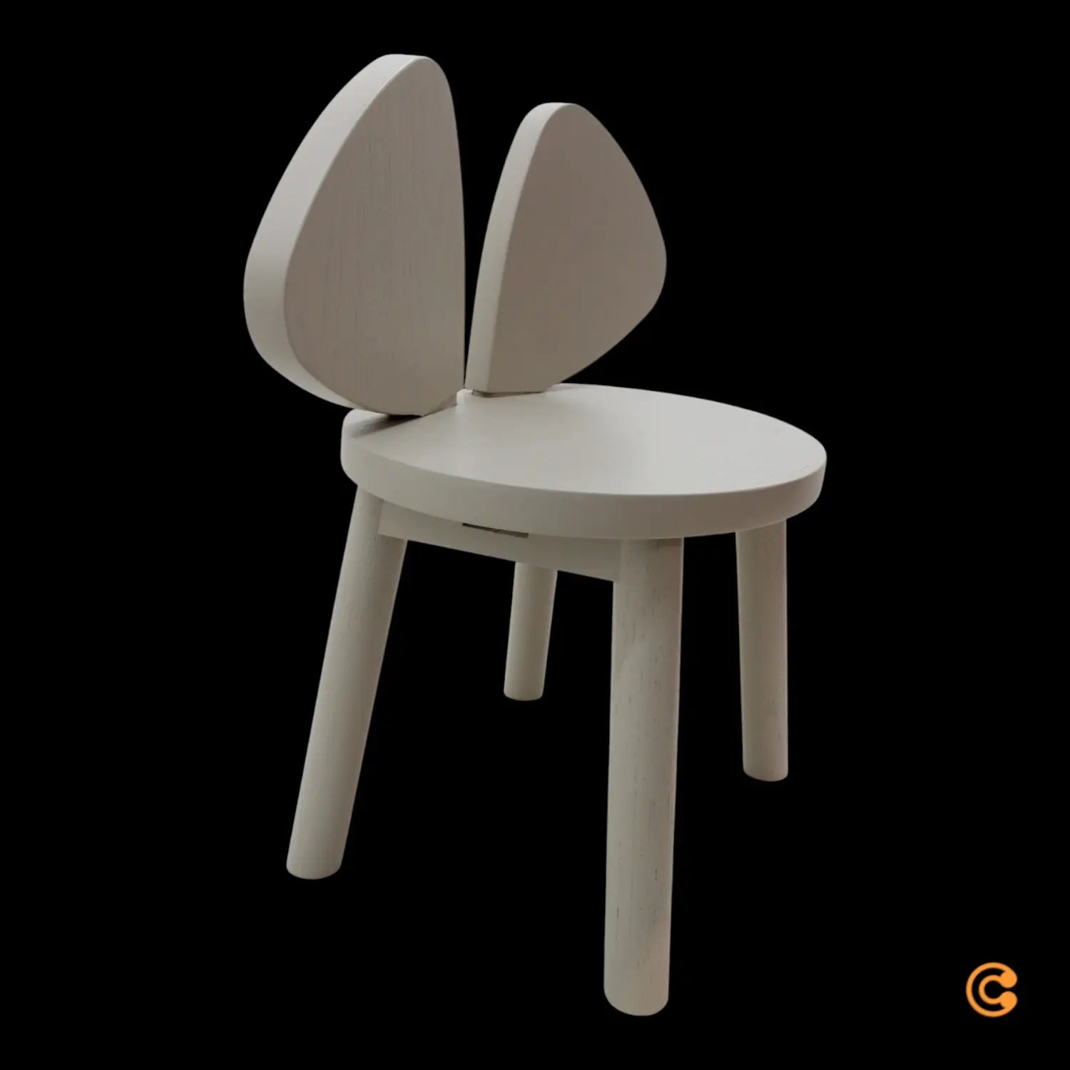 B-Ware Nofred Maus Kinderstuhl Sitzmöbel Hochstuhl Beige Möbel Stuhl Siehe Text/Foto - 5713994112141