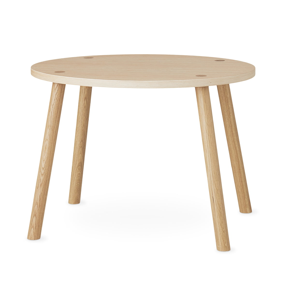 Nofred   Mouse Kindertisch Oval 64 X 46 Cm Eiche Matt Lackiert Tisch Möbel  B-Ware - 5713994122010