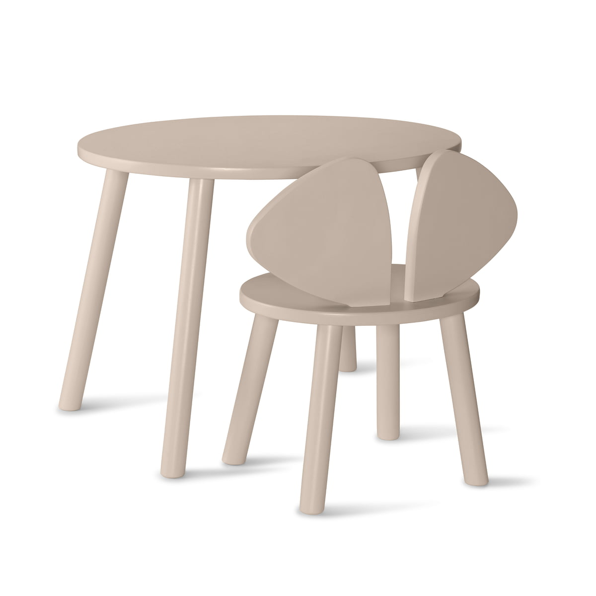 C-Ware Nofred   Mouse Toddler Set Stuhl Und Tisch Birke Beige Lackiert Siehe Text/Foto - 5713994124144
