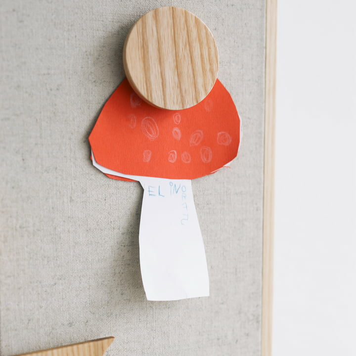 B-Ware Nofred Pinnwand Magnet Wandtafel Memoboard Wandboard 51 X 51cm Textil Beige Deko - 5713994177119