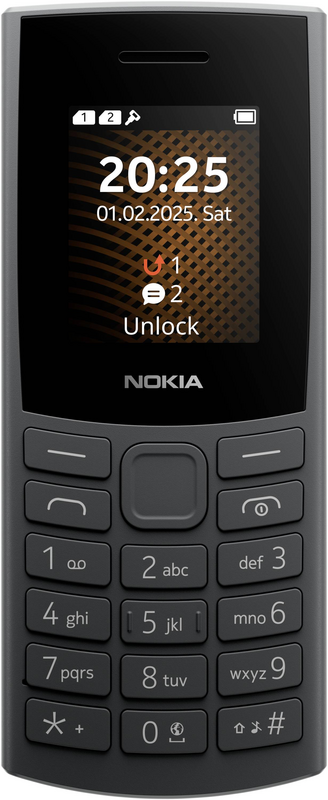Nokia 105 4 G 2. Edition Handy Kohle Telefon Charcoal Tastenhandy Bluetooth B-Ware - 6438409099280