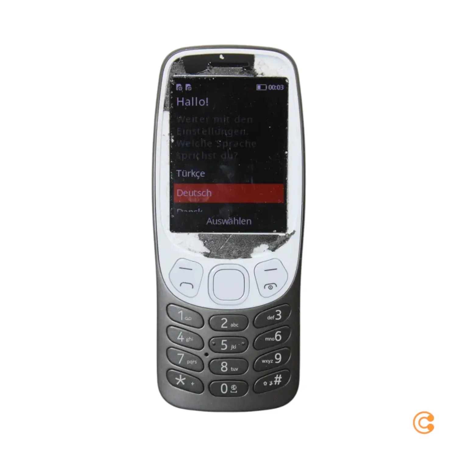 C-Ware Nokia Handy Mobiltelefon Dual Sim 3210 4 G Schwarz Wechselakku Siehe Text/Foto - 6438409099839