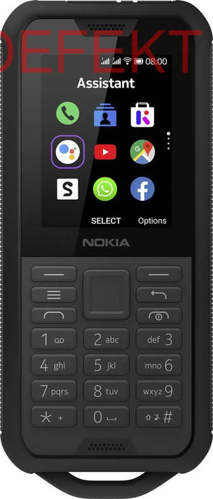 D-Ware Nokia 800 Tough Outdoor Handy Smartphone 2,4" 4 Gb Ram Ip68 Schwarz Defektware