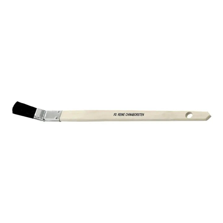 B-Ware Nölle Plattpinsel Flachpinsel Gebogen Chinaborsten Holzstiel 20 Mm 13 Stück - 4250560503411
