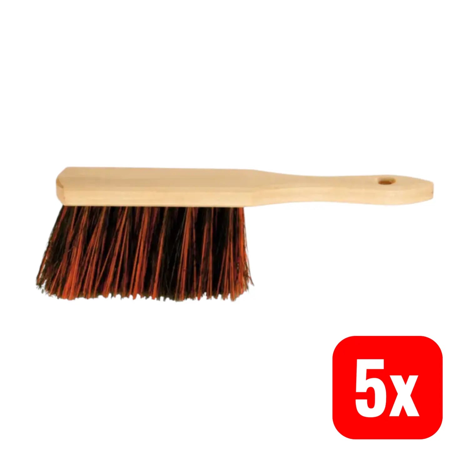 B-Ware Nölle Werkbank Handbesen Besen Arenga Elaston Mischung Holzkörper 280 Mm 5 Stück - 4250560508782