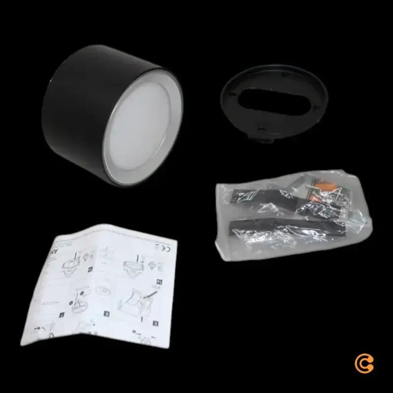 B-Ware Nordlux Led Bad Deckenleuchte Einbauleuchte Andre Led Ip44 Schwarz 3 Stück - 5704924022180