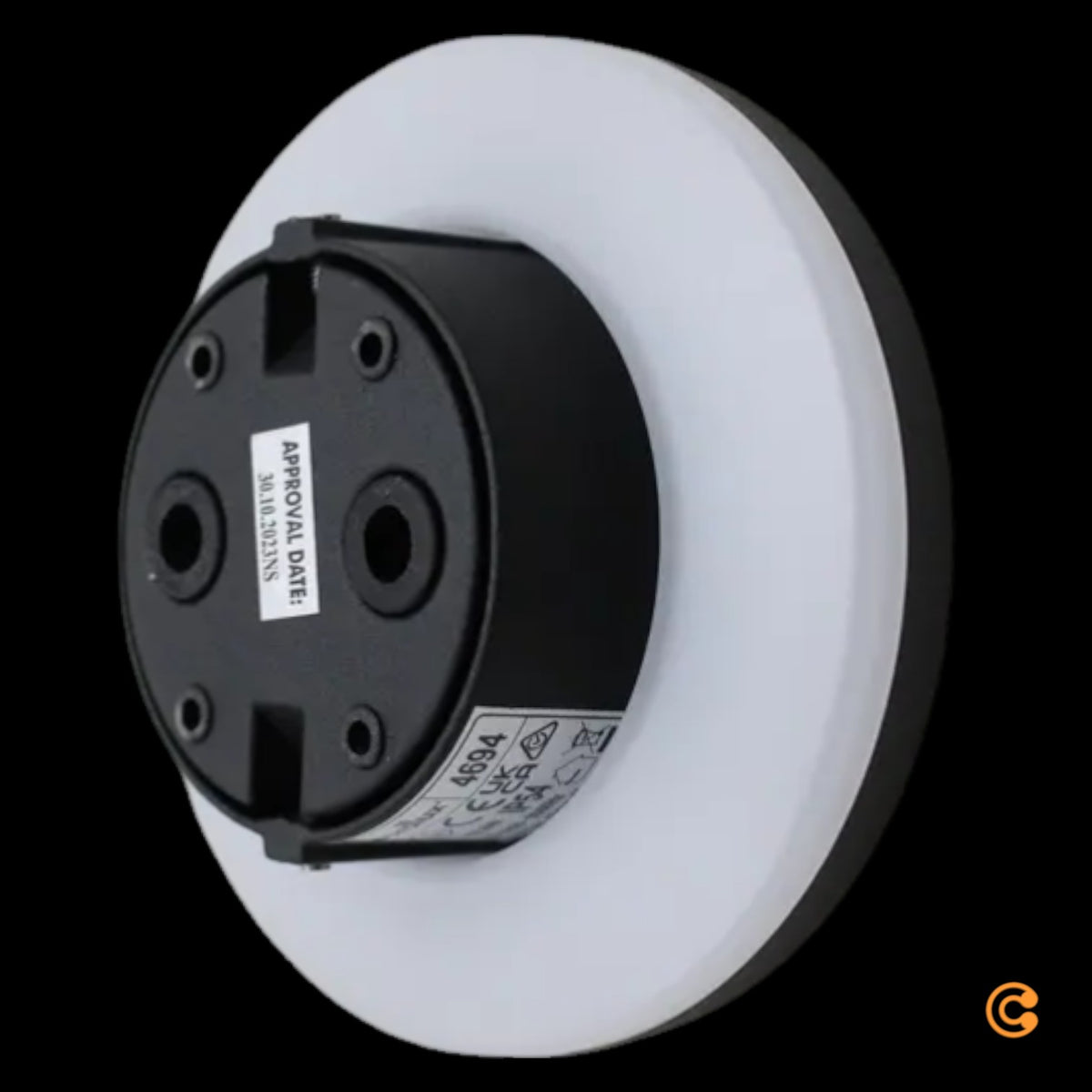 Nordlux Außenwandleuchte Wandlampe LED Modul Artego Round Warmweiß Aluminium Run - 5701581410183
