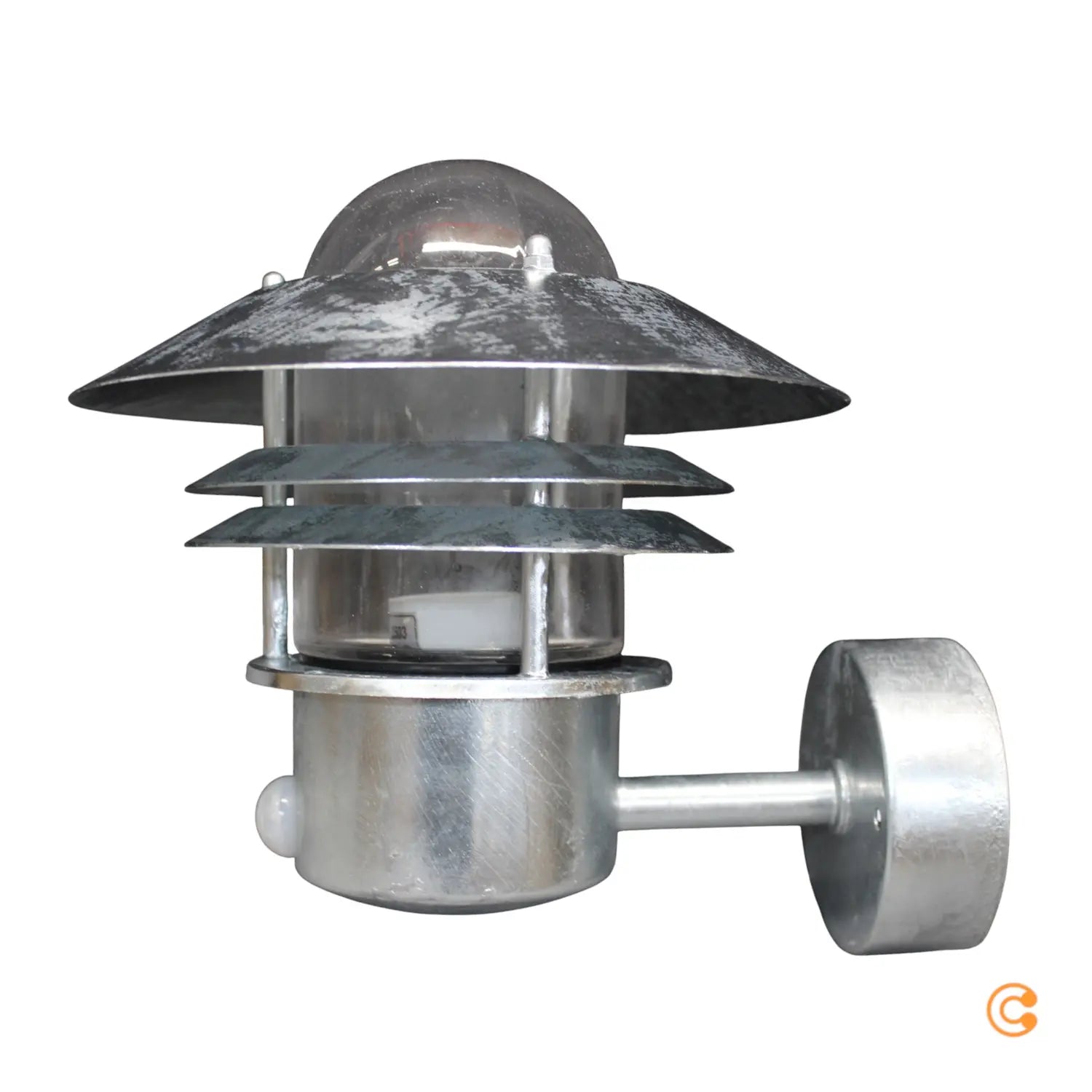 B-Ware Nordlux Außenwandleuchte Außenlampe Sensorleuchte Bewegungsmelder Stahl E27 Ip54