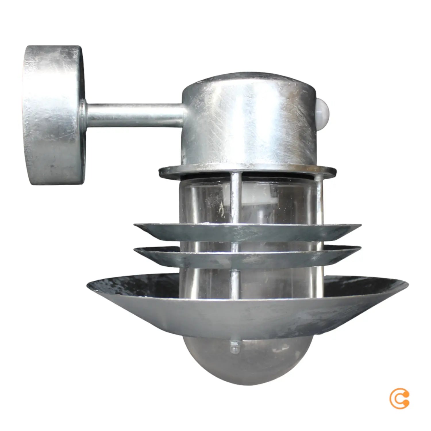 B-Ware Nordlux Außenwandleuchte Außenlampe Sensorleuchte Bewegungsmelder Stahl E27 Ip54