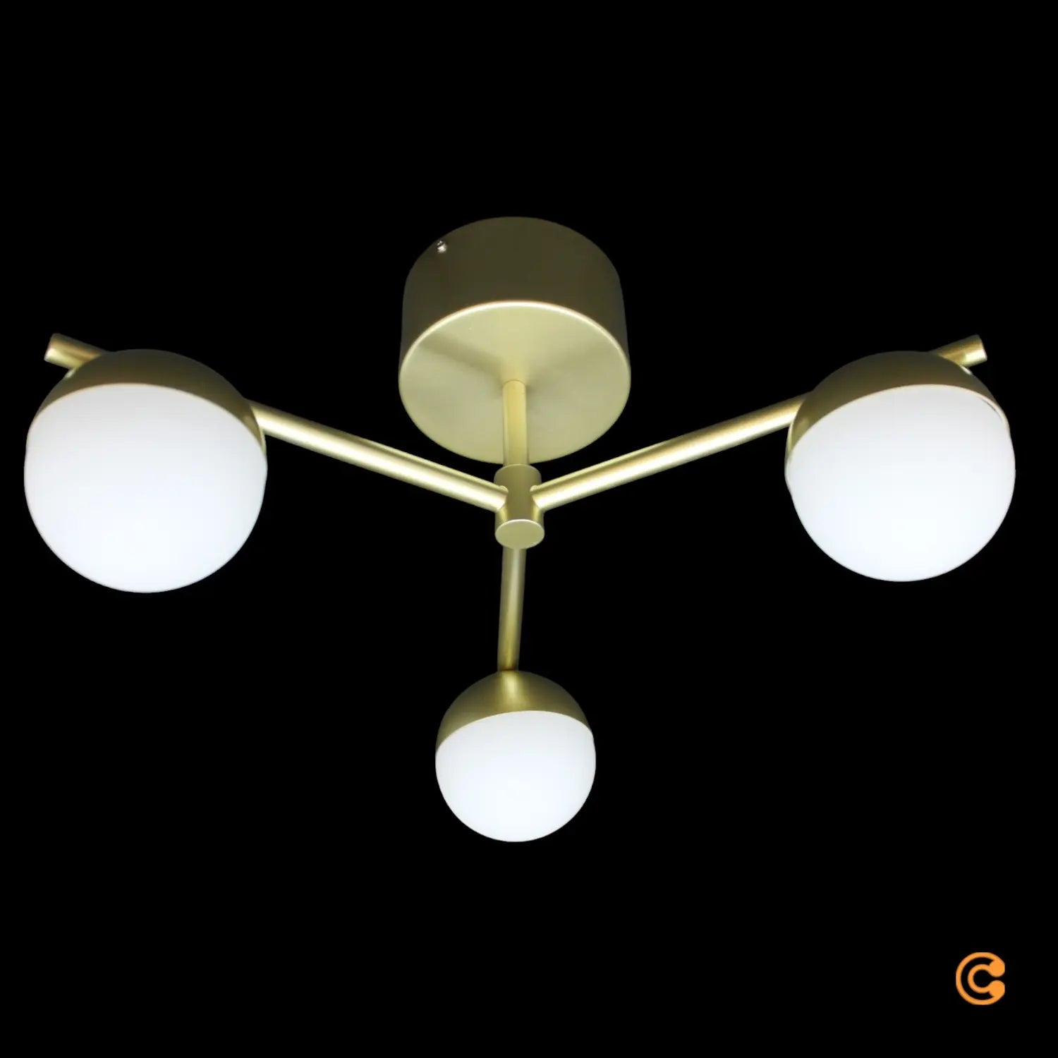 B-Ware Nordlux Deckenleuchte Lampe Contina Metall Messing Kupfer Led Leuchte Siehe Text - 5704924024313