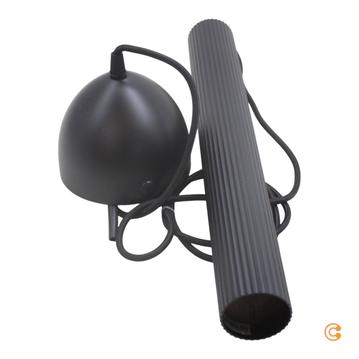 Hängeleuchte Vico Lampe Deckenleuchte Metallschirm einflammig schwarz - 5704924018350