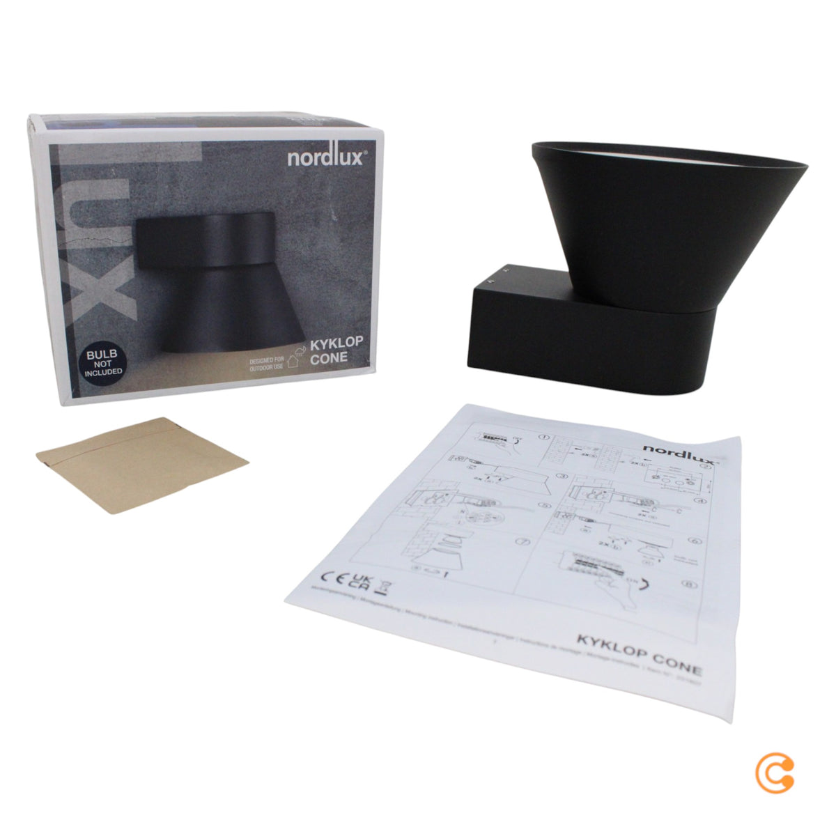 Nordlux Kyklop Cone Wandleuchte Wandlampe Leuchte Lampe SIEHE TEXT/FOTO 2 STÜCK - 5704924015526