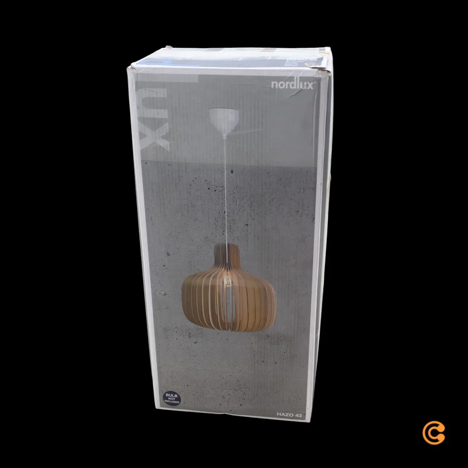 B-Ware Nordlux Pendelleuchte Hängelampe Hazo Holz Naturfarben ø 43 Cm E27 Led Lampe - 5704924024276