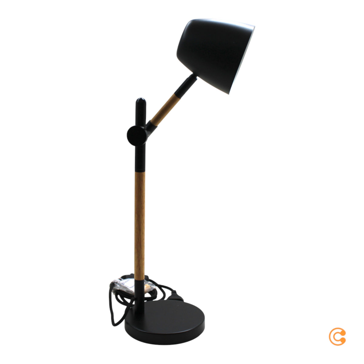 Nordlux Tischlampe Theo Tischlampe Lampe Leselampe Leuchte GU10 Esche schwarz - 5704924005695