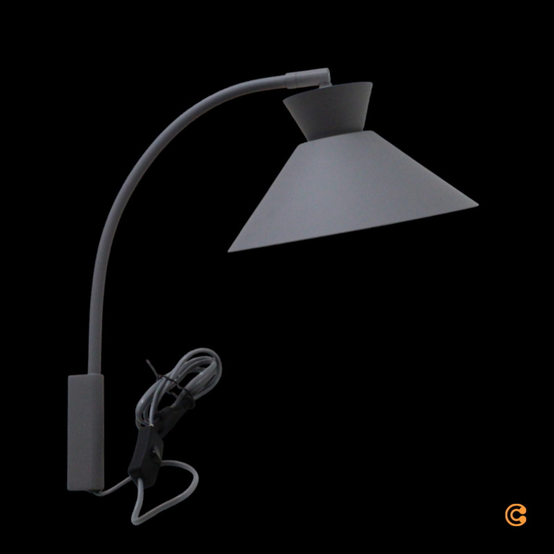 Nordlux Wandlampe Leuchte Dial Stecker Grau Metall E27 Wandlampe Lampe Led       B-Ware - 5704924012044