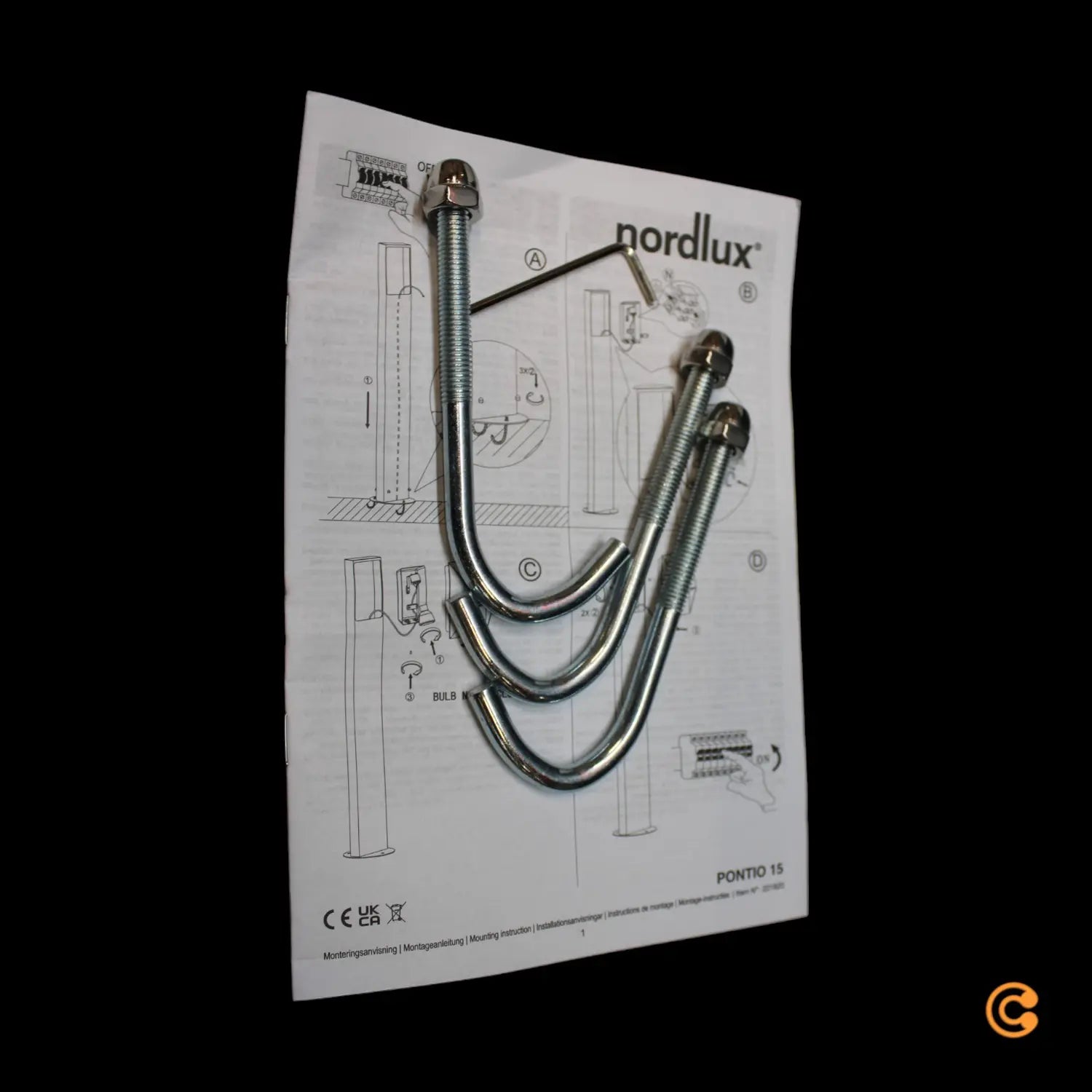 B-Ware Wegeleuchte Pontio Gartenlampe Gartenleuchte Außenlampe Höhe 85 Cm Verzinkt - 5704924014932