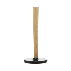B-Ware Normann Copenhagen Küchenrollenhalter Craft Eiche Marmor Schwarz