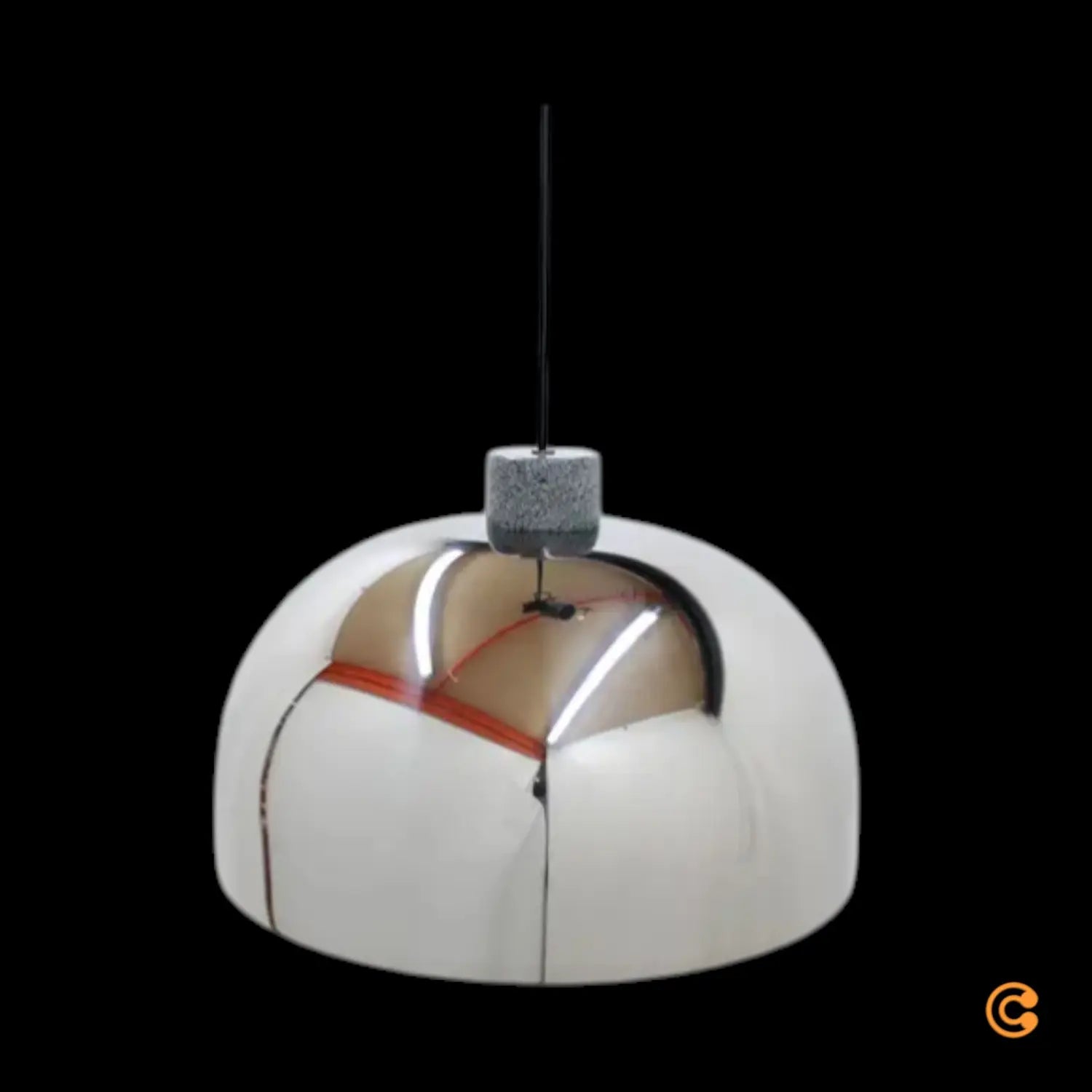 B-Ware Normann Copenhagen Grant Pendelleuchte ø45 Chrom Design Lampe - 1
