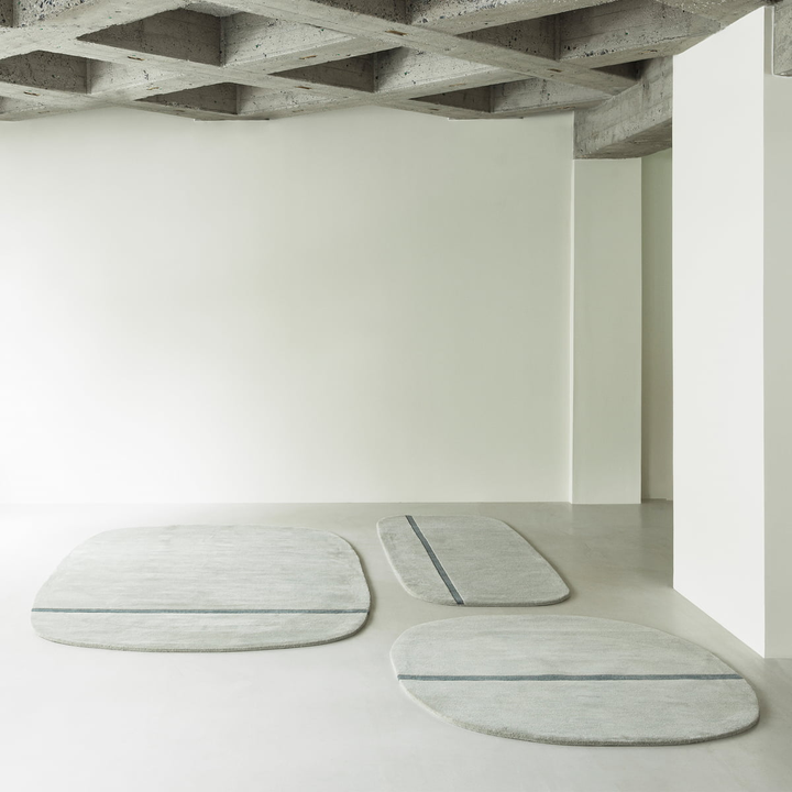Normann Copenhagen Teppich Bodenbelag Oona Wollteppich 140 X 140 Cm Rosa B-Ware - 5707434058038