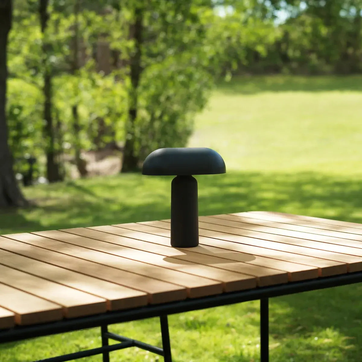 B-Ware Normann Copenhagen Tischleuchte Akku Porta Led Grün Tragbar Dimmbar 23,5 Cm Usb - 5715396080394