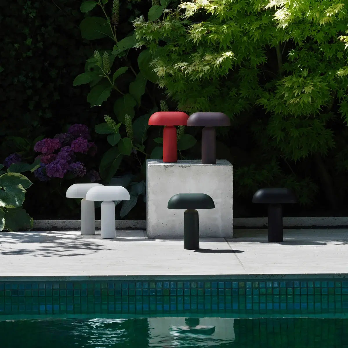 B-Ware Normann Copenhagen Tischleuchte Akku Porta Led Grün Tragbar Dimmbar 23,5 Cm Usb - 5715396080394