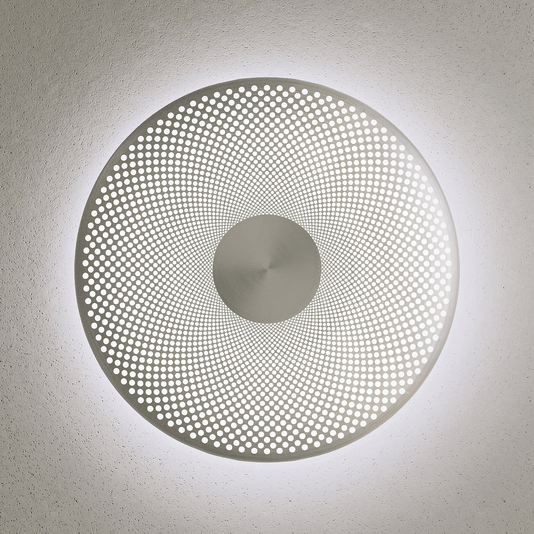 Northern Wandleuchte Leuchte Led Glint Weiß Stecker Zuleitung 36cm Rund Lampe B-Ware