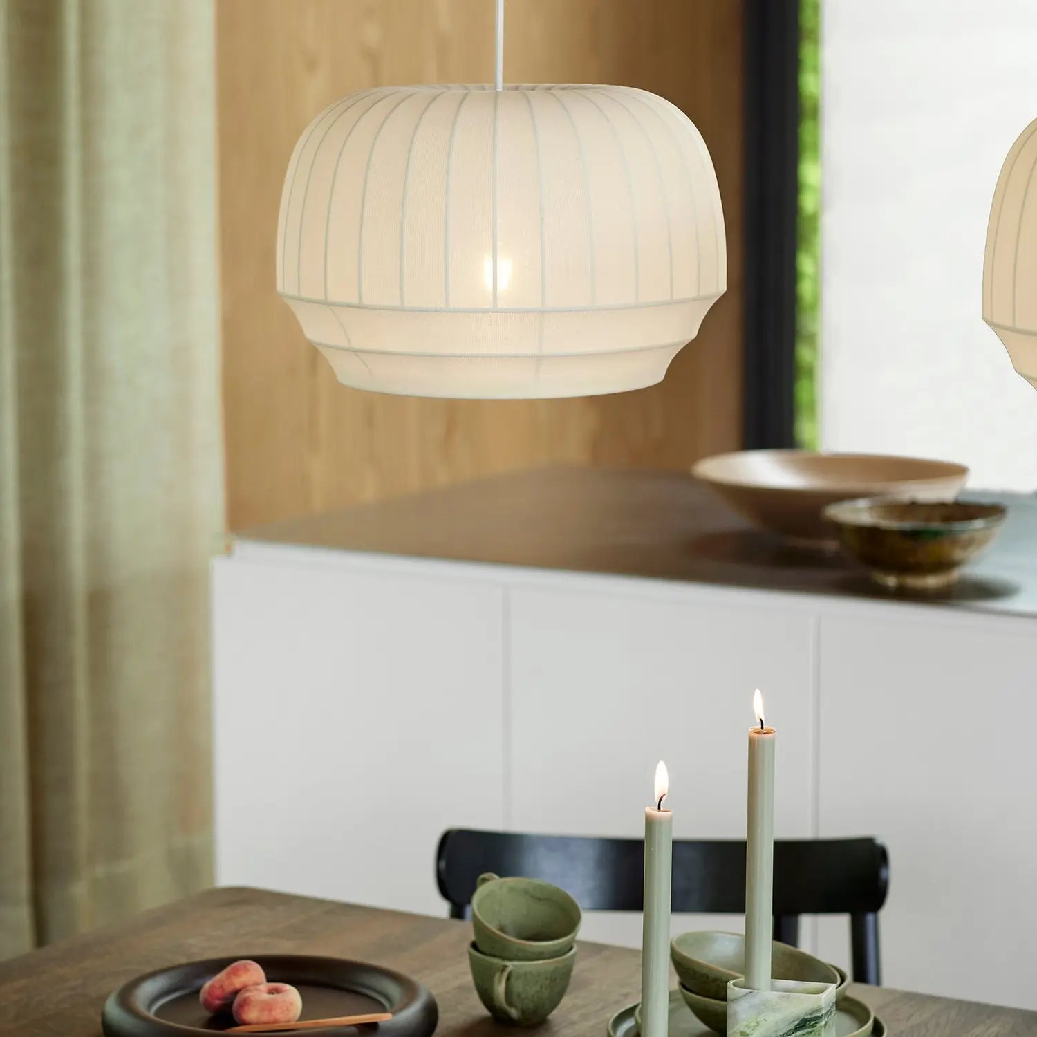 B-Ware Northern Hängeleuchte Pendelleuchte Tradition Small Textil Offwhite E27 - 7090018217425