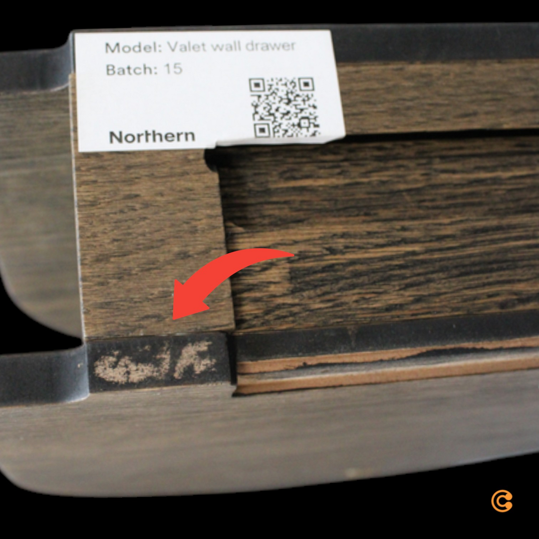 Northern Wandablage Konsole Regal Wandregal Eiche Geräuchert Siehe Text/Fotos B-Ware - 7090018224744