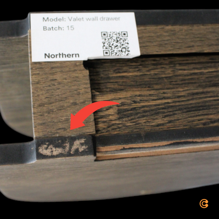 Northern Wandablage Konsole Regal Wandregal Eiche Geräuchert Siehe Text/Fotos B-Ware - 7090018224744