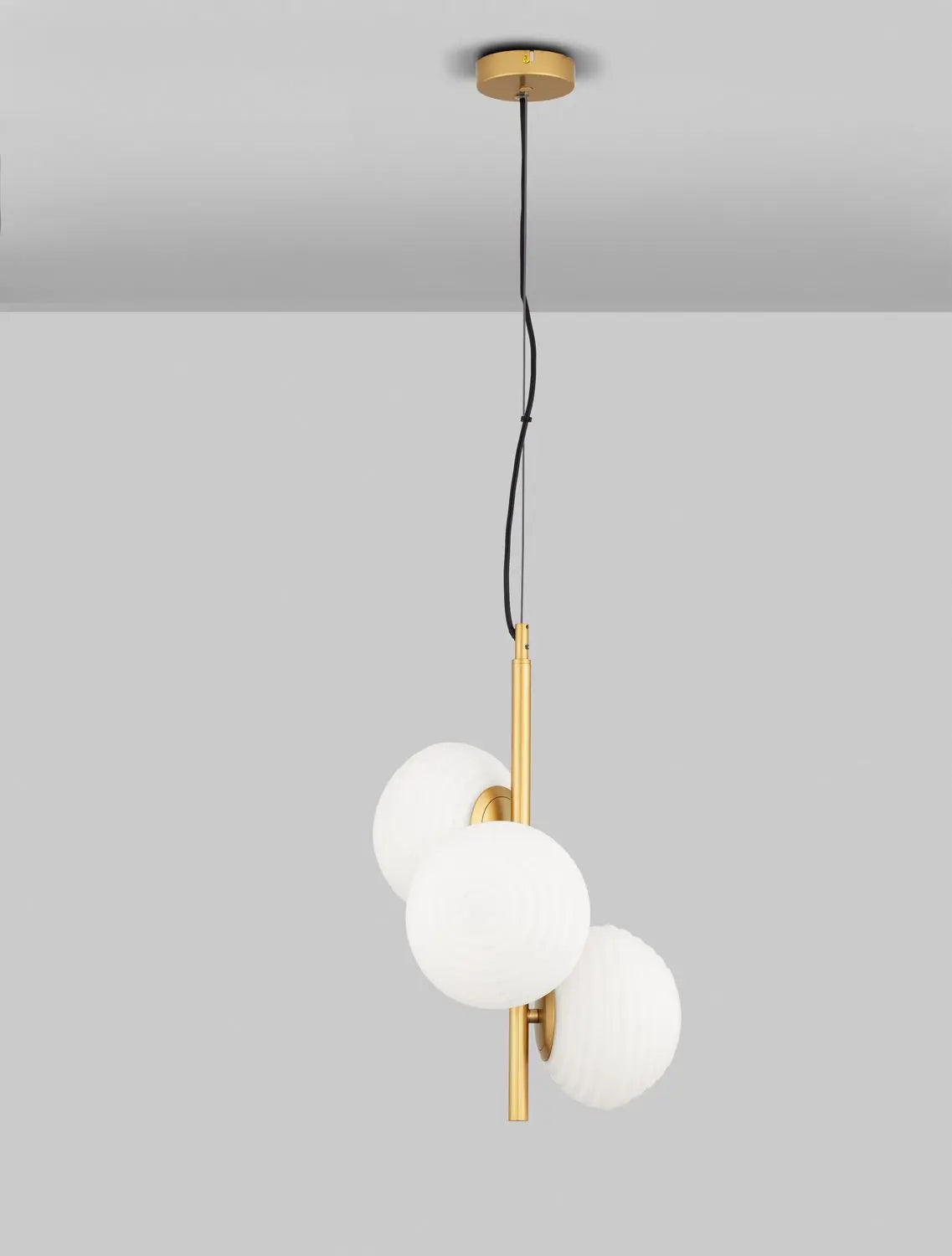 B-Ware Nova Luce Pendelleuchte Hängeleuchte Allen E14 Led 3 Flammig Gold Dimmbar Lampe - 5212017443274