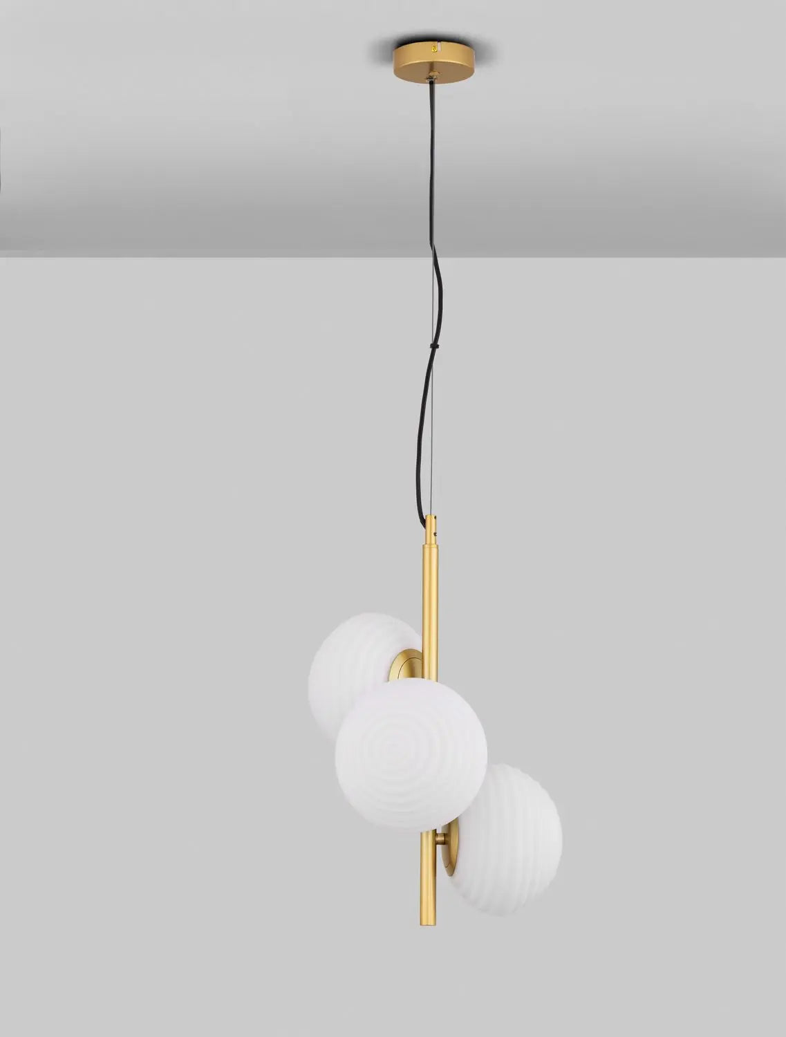 B-Ware Nova Luce Pendelleuchte Hängeleuchte Allen E14 Led 3 Flammig Gold Dimmbar Lampe - 5212017443274