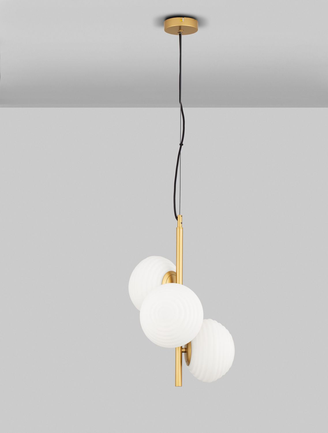 Nova Luce Pendelleuchte Hängeleuchte ALLEN E14 LED 3-flammig Gold dimmbar Lampe - 5212017443274