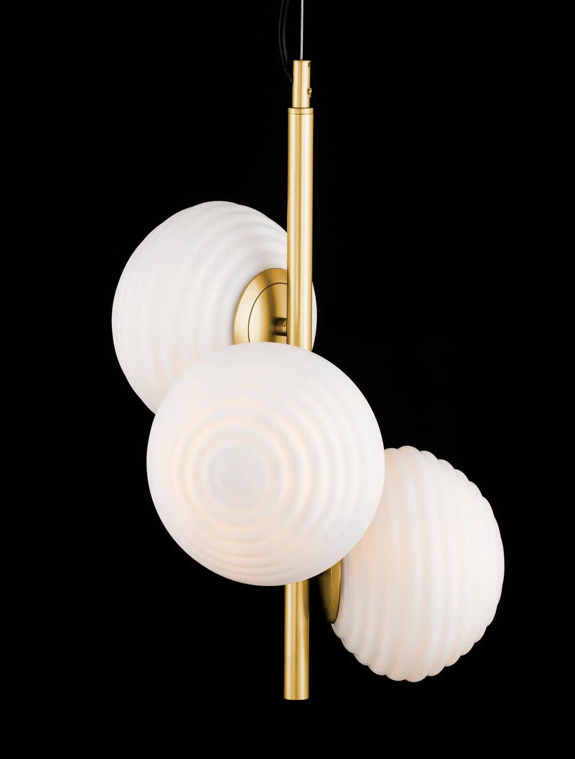 B-Ware Nova Luce Pendelleuchte Hängeleuchte Allen E14 Led 3 Flammig Gold Dimmbar Lampe - 5212017443274