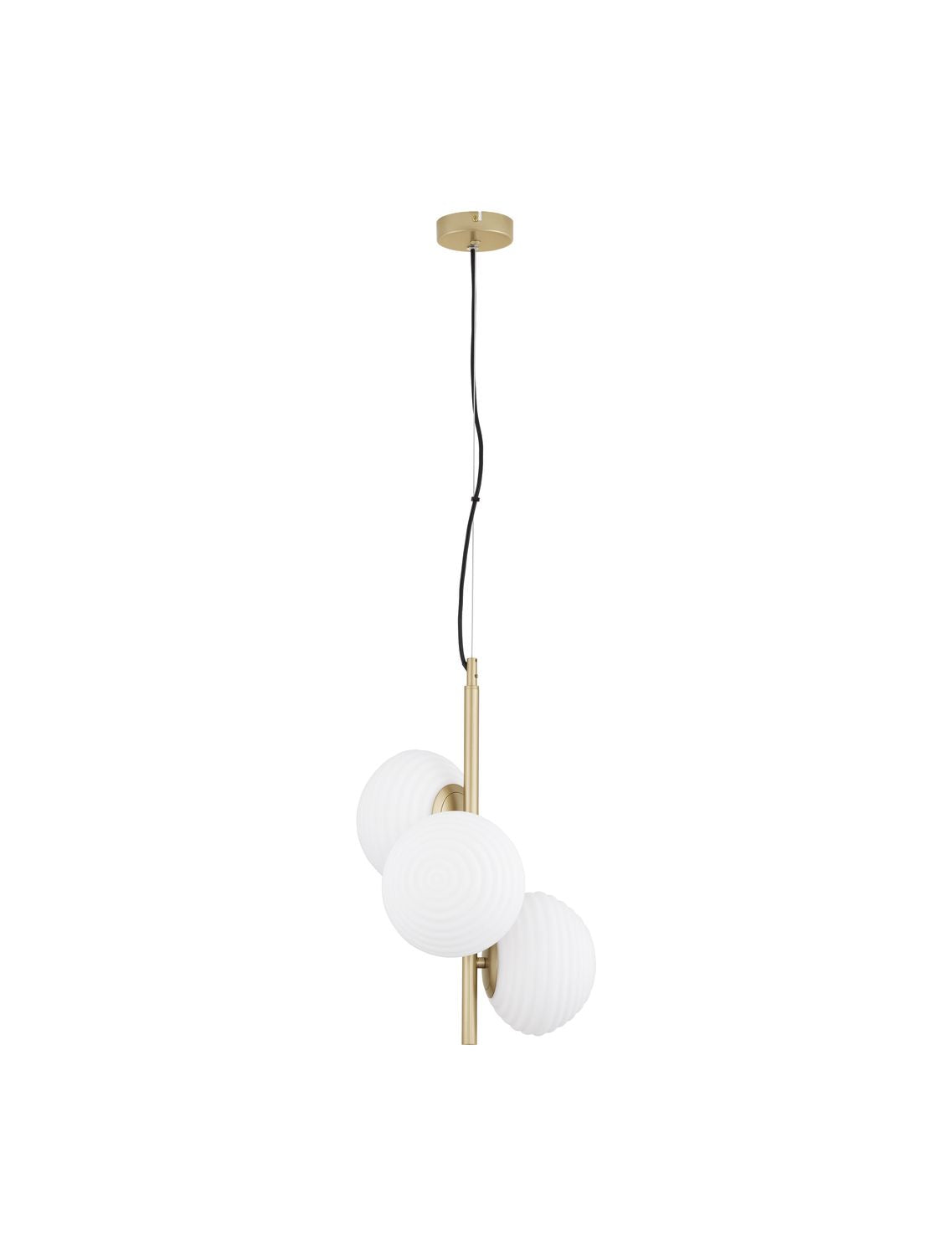 Nova Luce Pendelleuchte Hängeleuchte ALLEN E14 LED 3-flammig Gold dimmbar Lampe - 5212017443274