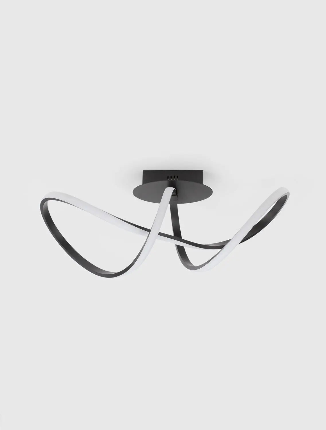 B-Ware Nova Luce Deckenleuchte Deckenlampe Led Amara Schwarz Warmweiß Aluminium 23 W - 5212017433077