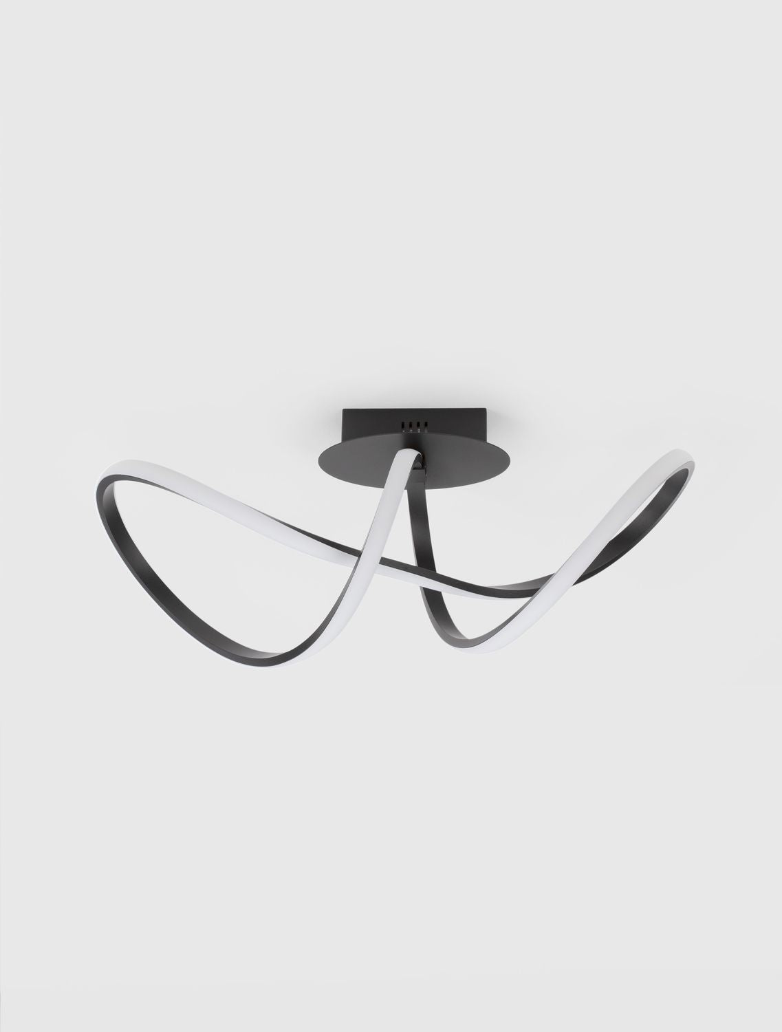 Nova Luce Deckenleuchte Deckenlampe LED AMARA Schwarz Warmweiß Aluminium 23 W - 5212017433077