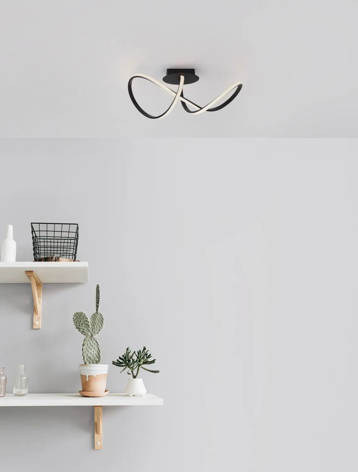 B-Ware Nova Luce Deckenleuchte Deckenlampe Led Amara Schwarz Warmweiß Aluminium 23 W - 5212017433077
