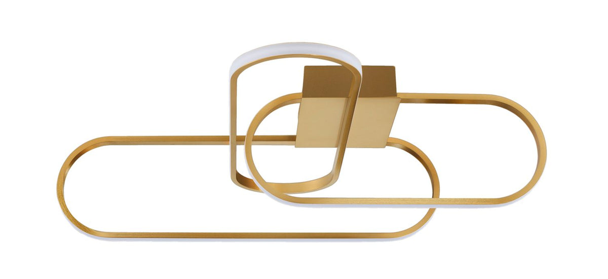Nova Luce Deckenleuchte Deckenlampe ARTE LED Lampe Gold Warmweiß dimmbar 41 W - 5212017426031